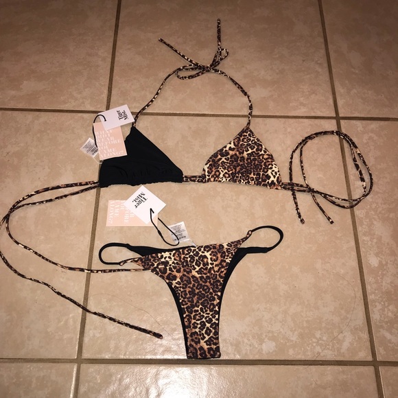 Tiger Mist Leopard Print Seychelles Bikini - Picture 2 of 2